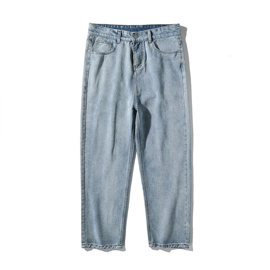 Men's Loose Straight Jeans - Comfortable, Stylish, and Versatile Pants for Everyday Wear