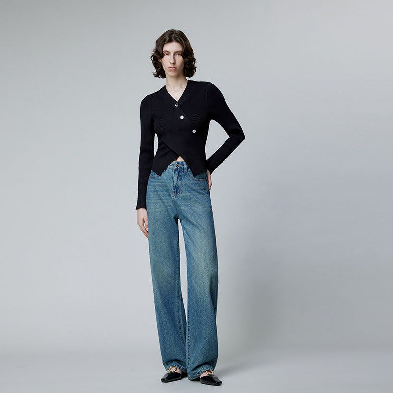 Women's Ripped Denim Jeans