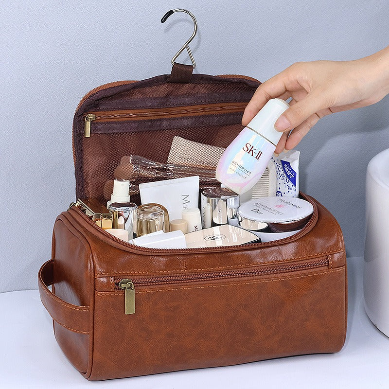 Large Travel Toiletries Bag - Ultimate Portable Men's Grooming Solution for Outdoor Adventures