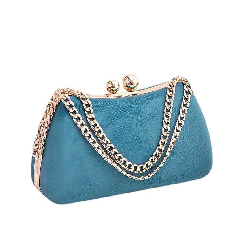 Black PU dinner minimalist handbag