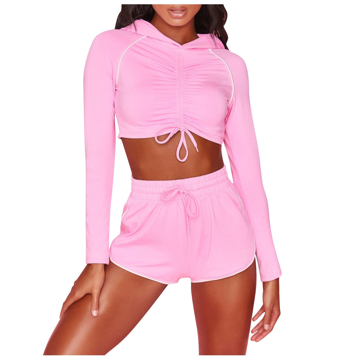 Elevate Your Fitness with Our Women's Long Sleeve Workout Set