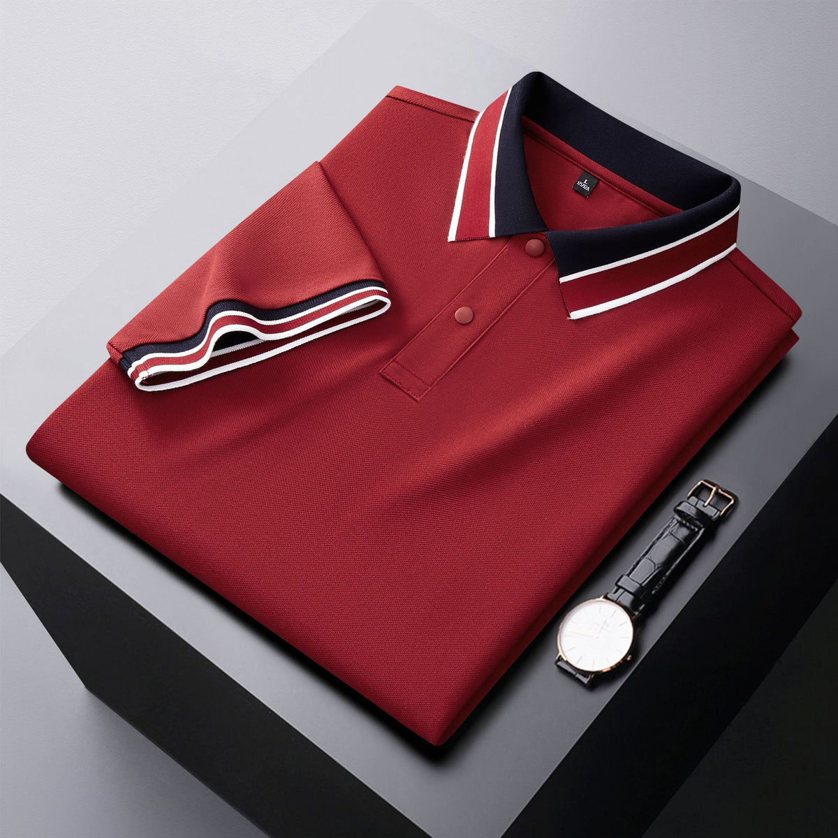 Elevate Your Style with Our Men's Short Sleeve Polo Shirt