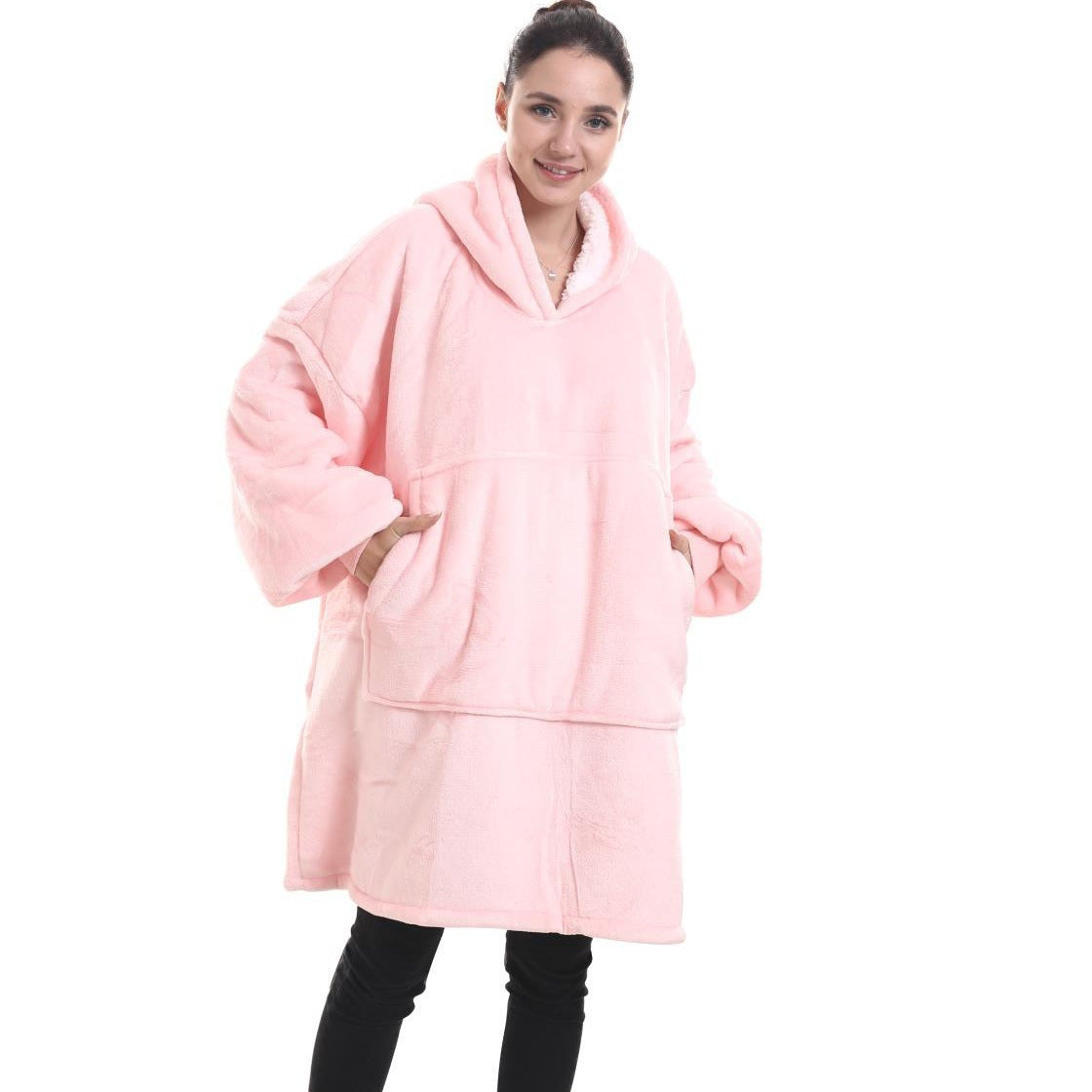 Cozy Up with Our Hooded Fleece Jacket Nightgown for Ultimate Comfort