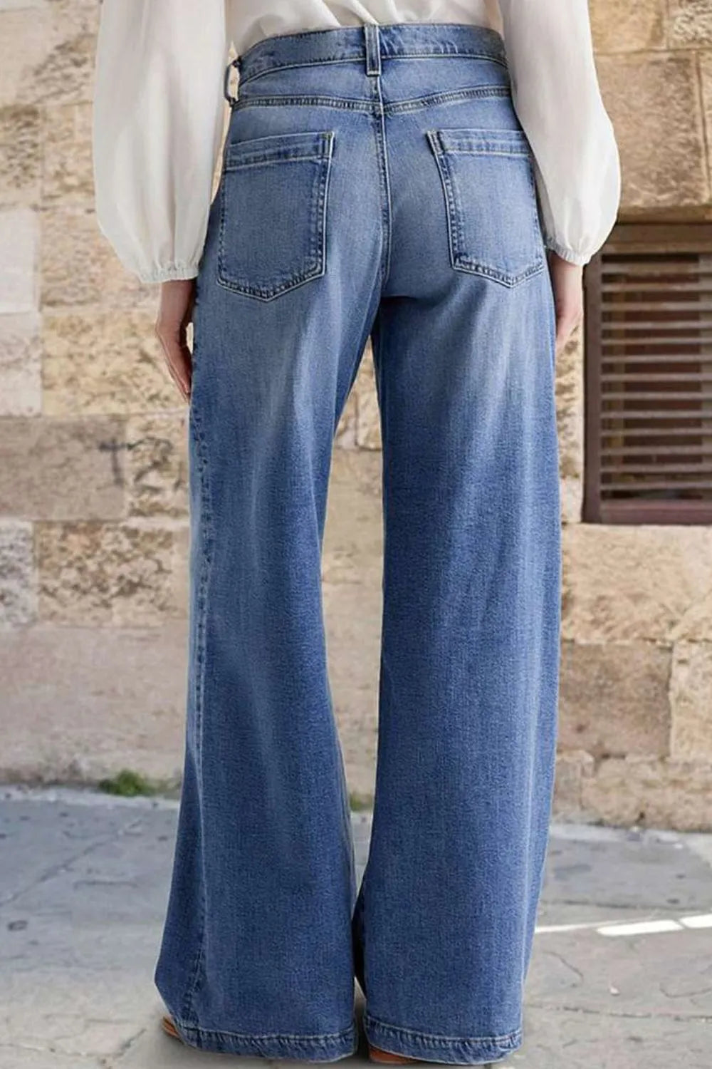 Elevate Your Style with Our Embroidered Straight Leg Jeans