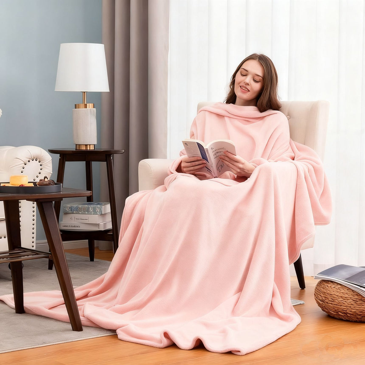 Ultimate Comfort Sherpa Hooded Blanket – Your Cozy Companion for Home Relaxation