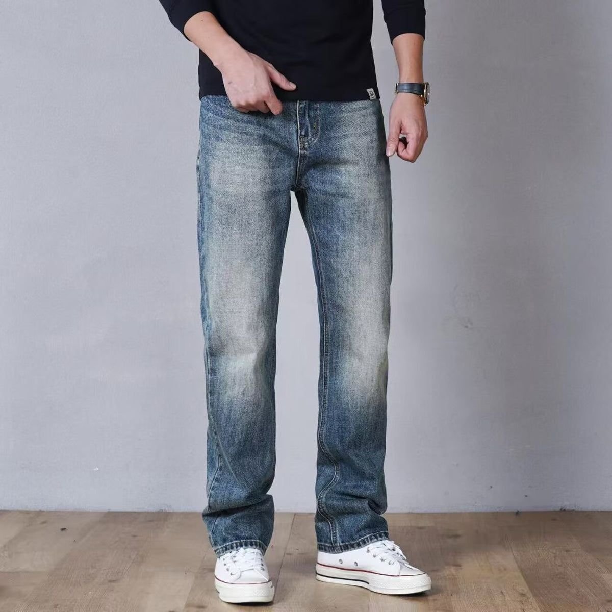 Ultimate Casual Straight Leg Jeans for Men and Women - Comfort Meets Style