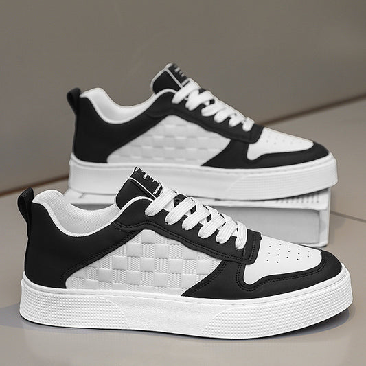 Classic Low Top Casual Sneakers - Breathable Everyday Street Style Shoes