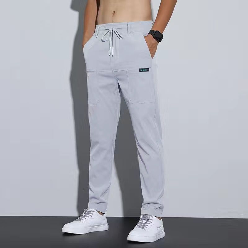 Trendy Loose Silk Pants for Men - Elevate Your Casual and Business Style