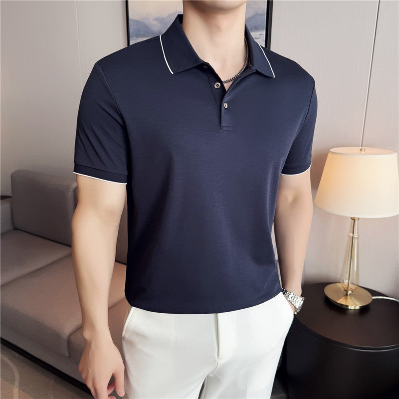 Men's Casual Short Sleeve Polo - Effortless Style Meets All-Day Comfort
