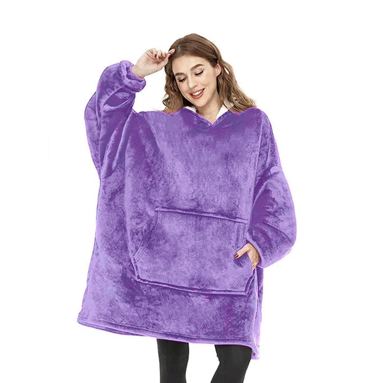 Cozy Up with Our Hooded Fleece Jacket Nightgown for Ultimate Comfort