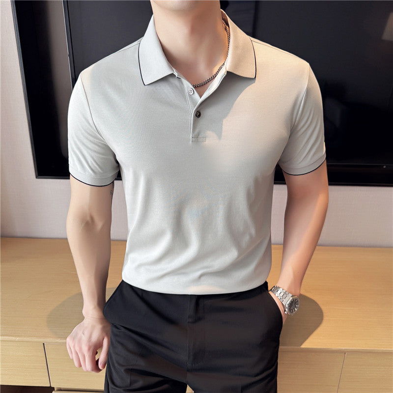 Men's Casual Short Sleeve Polo - Effortless Style Meets All-Day Comfort