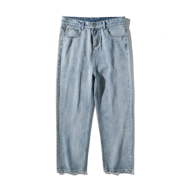 Men's Loose Straight Jeans - Comfortable, Stylish, and Versatile Pants for Everyday Wear
