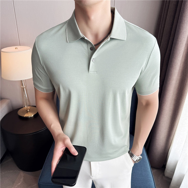 Men's Casual Short Sleeve Polo - Effortless Style Meets All-Day Comfort