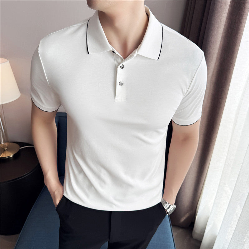Men's Casual Short Sleeve Polo - Effortless Style Meets All-Day Comfort