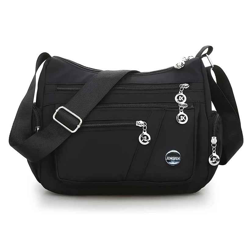 Multi-compartment single-shoulder crossbody bag for women, lightweight, large-capacity single-shoulder bag