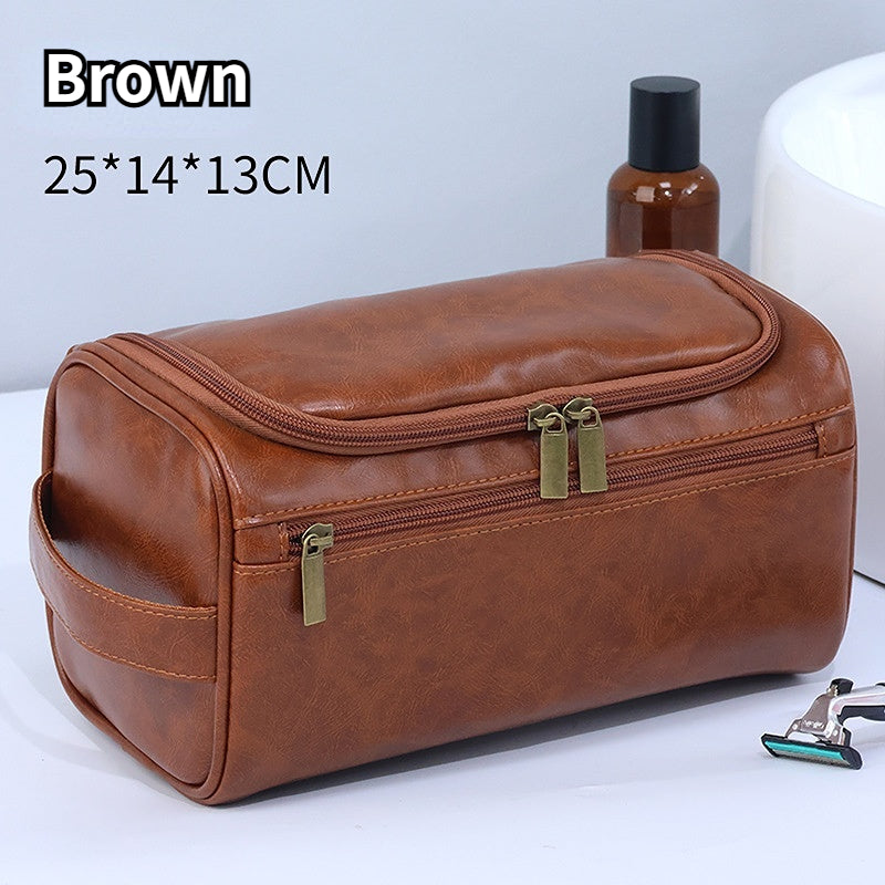 Large Travel Toiletries Bag - Ultimate Portable Men's Grooming Solution for Outdoor Adventures
