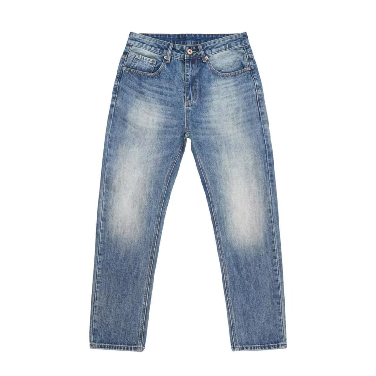 Ultimate Casual Straight Leg Jeans for Men and Women - Comfort Meets Style