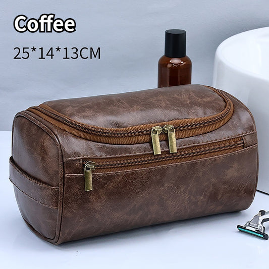 Large Travel Toiletries Bag - Ultimate Portable Men's Grooming Solution for Outdoor Adventures