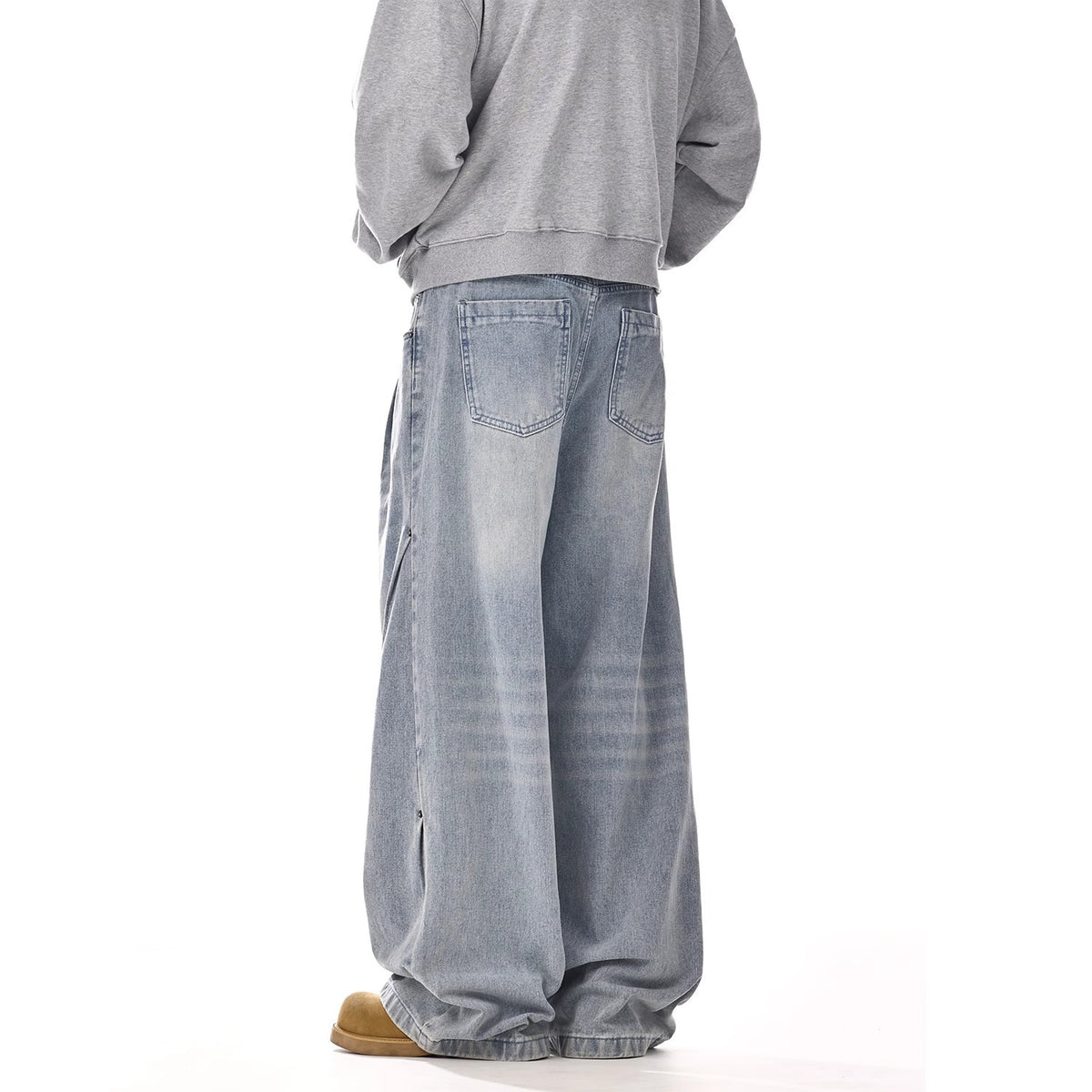 Men's Retro Straight Leg Denim Pants – Elevate Your High Street Style