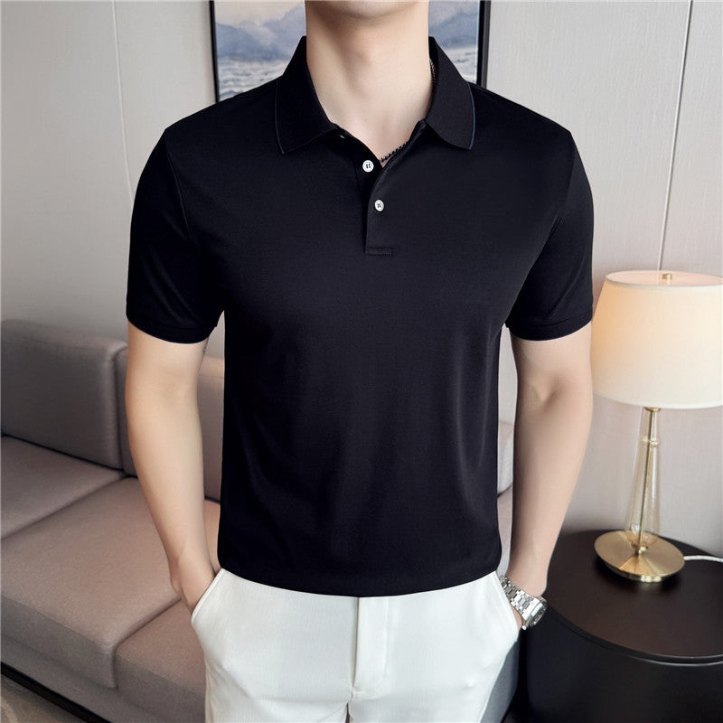 Men's Casual Short Sleeve Polo - Effortless Style Meets All-Day Comfort