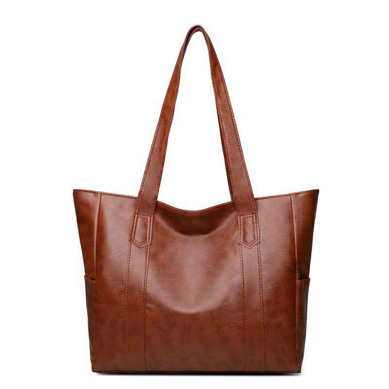 Single shoulder tote bag simple and versatile handbag
