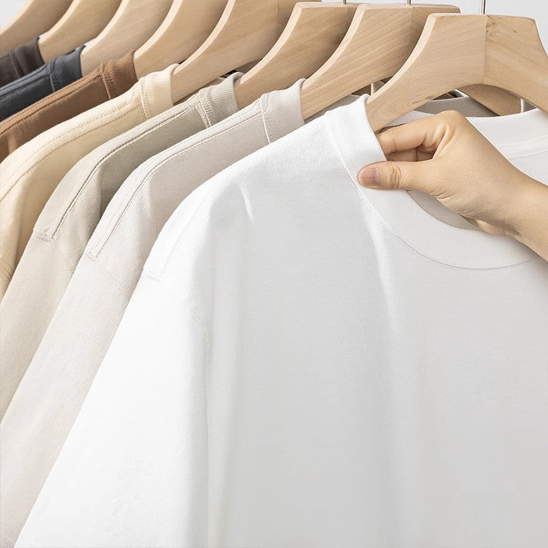 Premium Oversized T-Shirt – Heavyweight Cotton Minimalist Streetwear (Unisex)